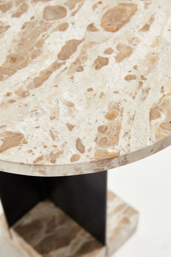 Kapri Marble Side Table | Anthropologie UK