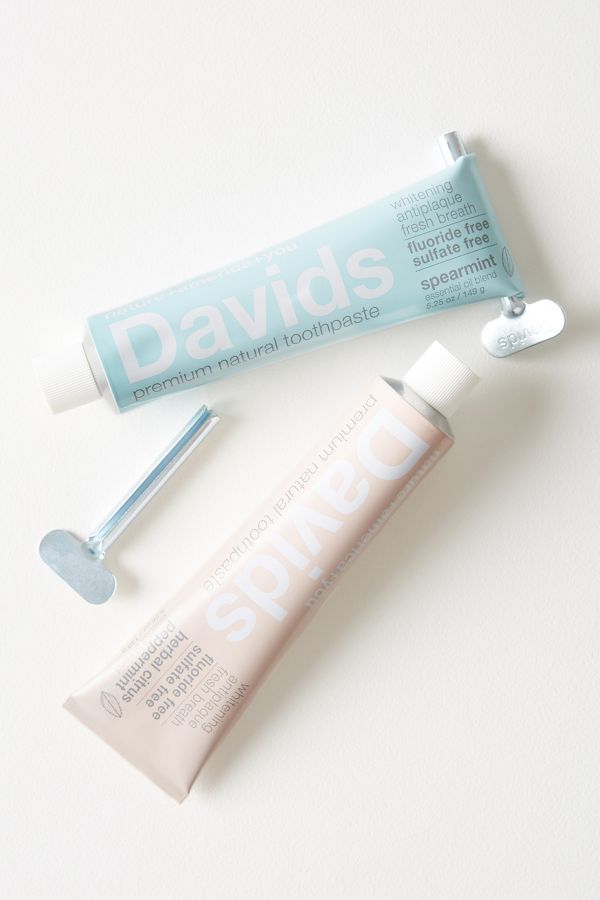 Slide View: 2: Davids Spearmint Premium Natural Toothpaste