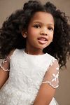 Thumbnail View 2: Princess Daliana Lindi Lace Piping Crew-Neck Flower Girl Dress