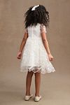 Thumbnail View 3: Princess Daliana Lindi Lace Piping Crew-Neck Flower Girl Dress