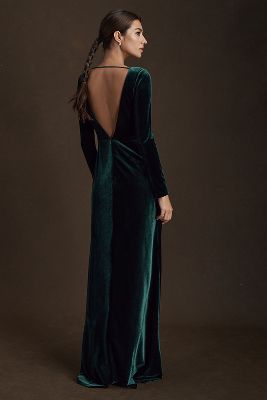 the velvet dress