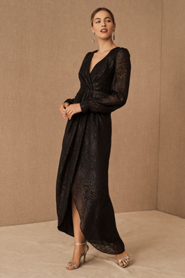 anthropologie black tie dresses