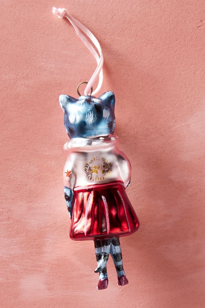 Nathalie Lete Dressy Cat Ornament Anthropologie