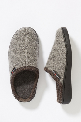 haflinger wool clogs