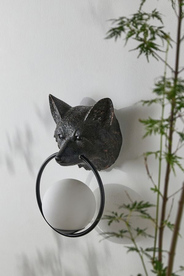 Slide View: 2: Woodland Fox Sconce