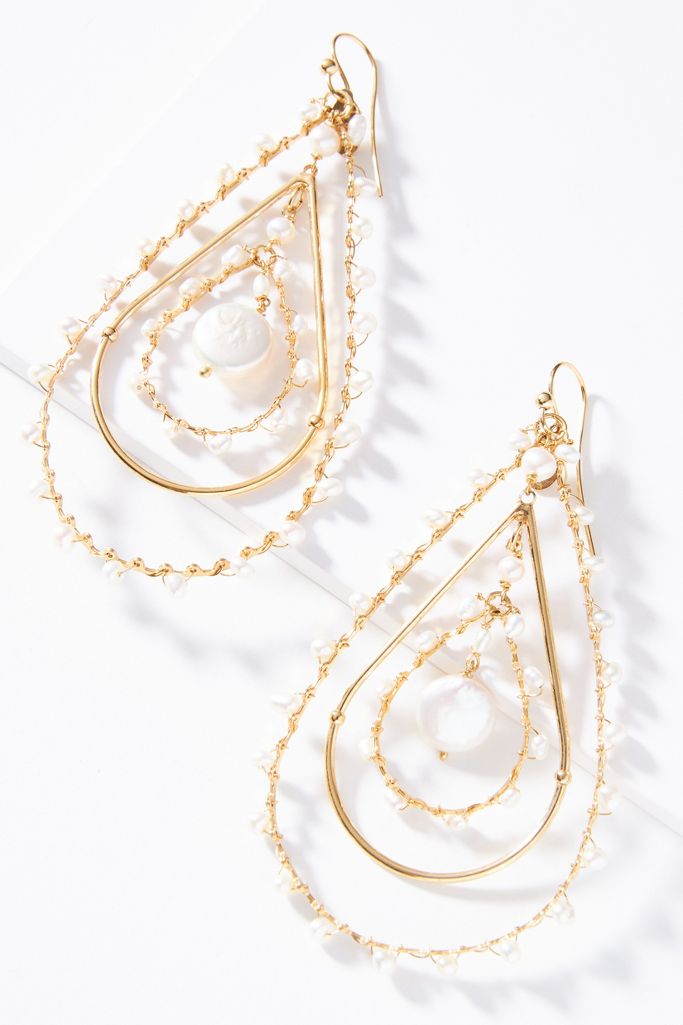 Gas Bijoux Orphee Drop Earrings | Anthropologie