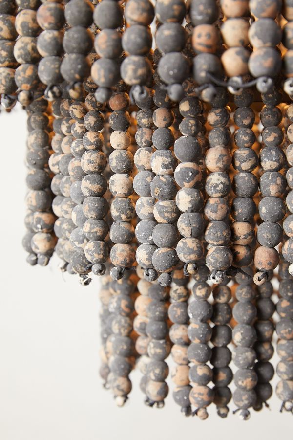 Slide View: 2: Beaded Chandelier