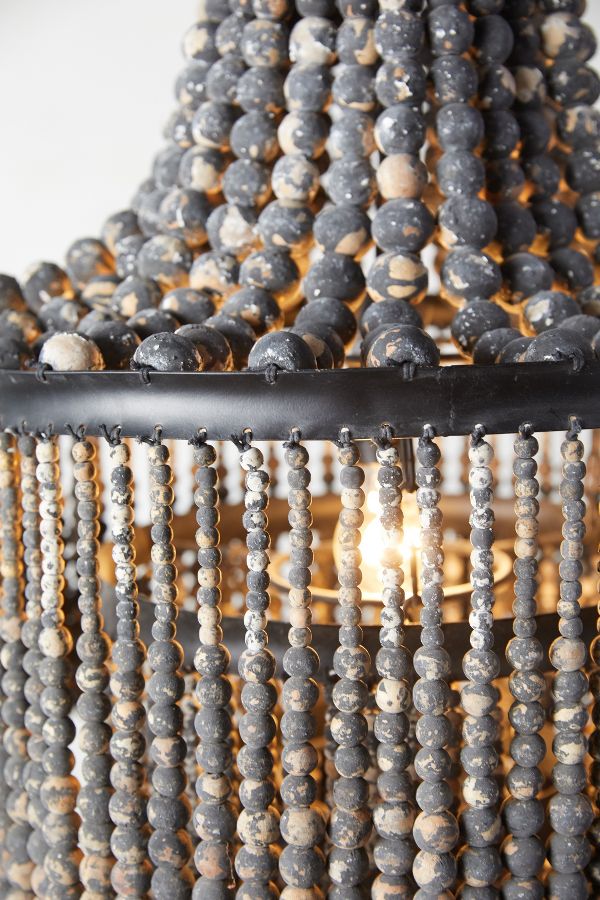 Slide View: 4: Beaded Chandelier