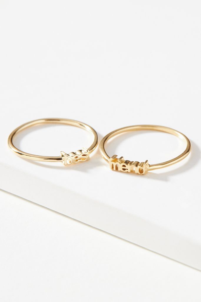 Studio Grun Best Friend Ring Set Anthropologie