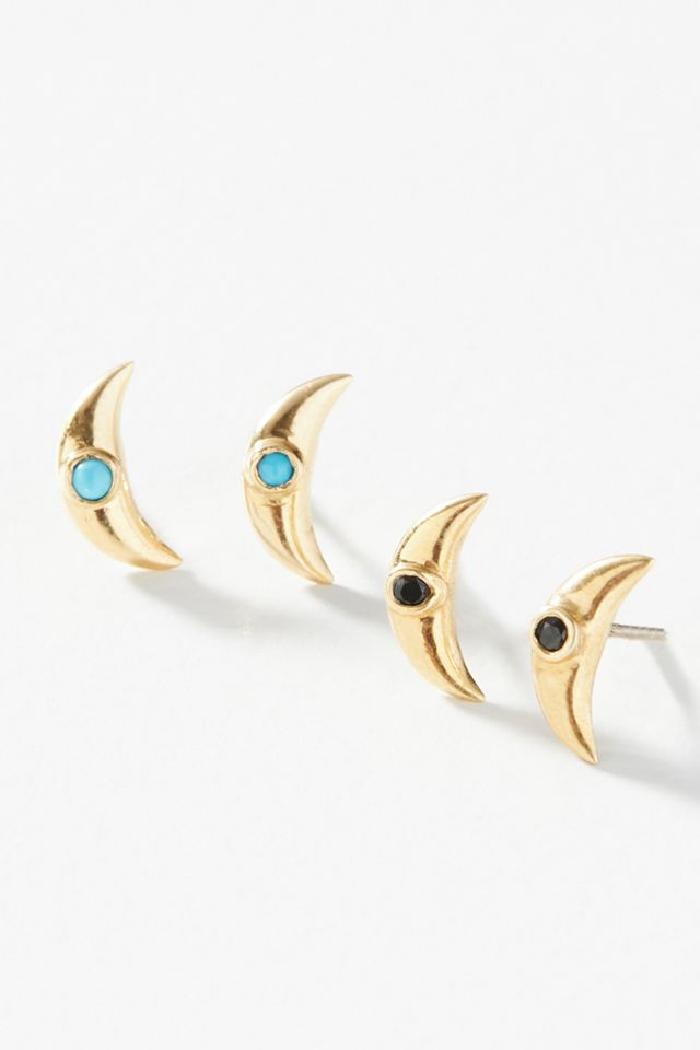 Studio Grun Moon Post Earrings