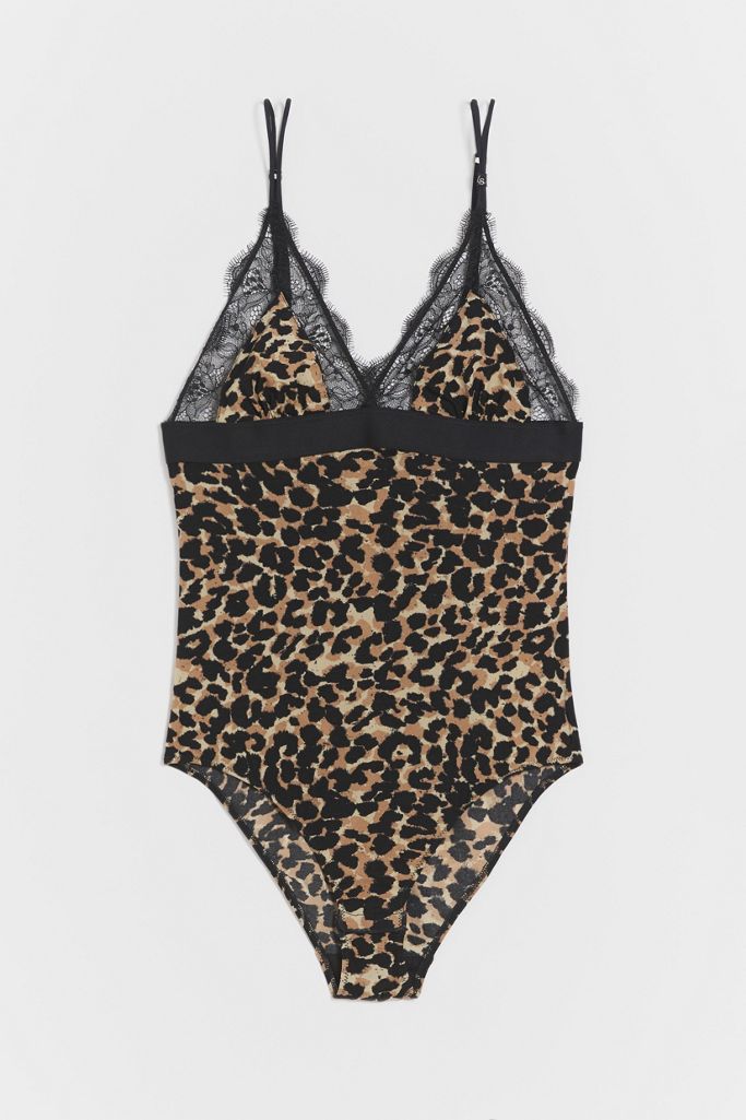 Doris Leopard Bodysuit | Anthropologie