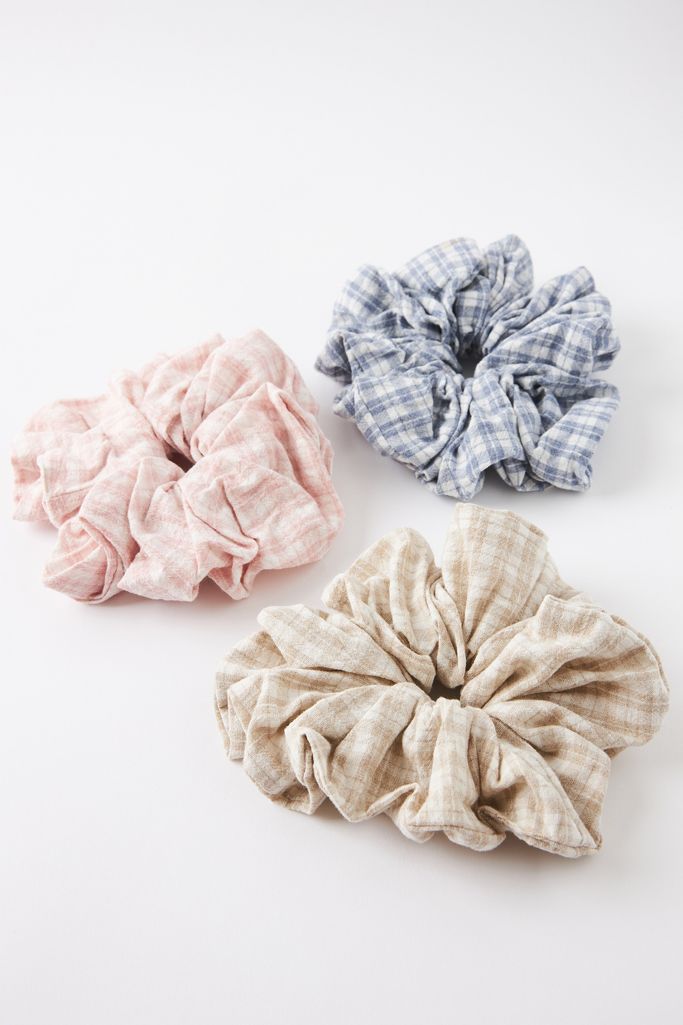 Gingham Scrunchie Set | Anthropologie