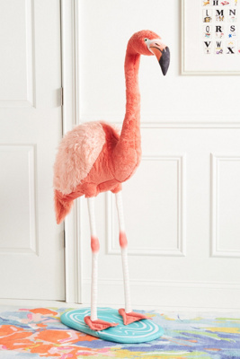 giant stuffed flamingo