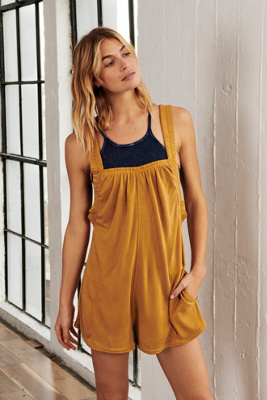 free people orange romper