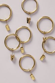 Slide View: 1: Mindy Curtain Rings, Set of 7