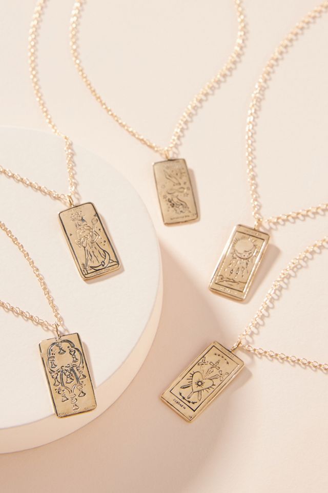 Sofia Zakia 14K Gold Empress Tarot Pendant Necklace Anthropologie