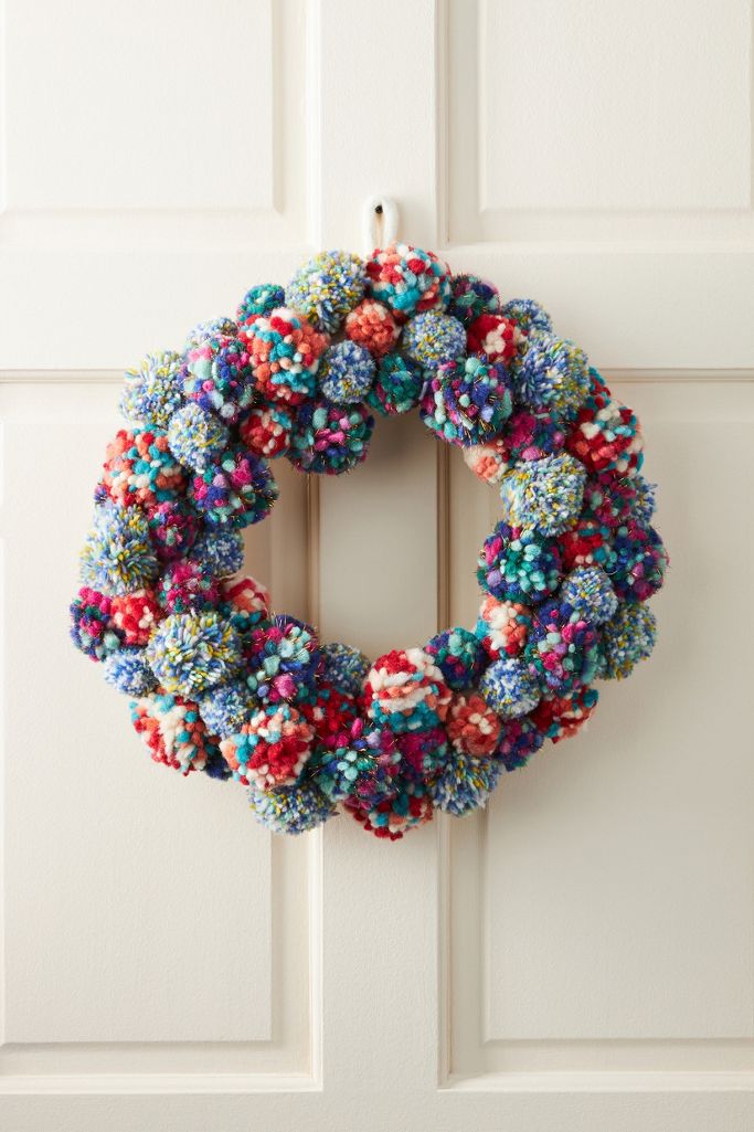 Merry Making Pom Pom Wreath