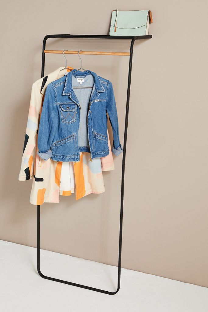 Steel Leaning Garment Rack Anthropologie