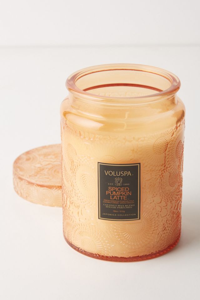 Voluspa Japonica Spiced Pumpkin Latte Jar Candle Anthropologie