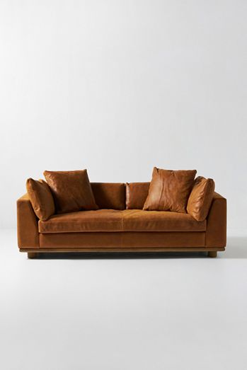 Relaxed Saguaro Leather Sofa