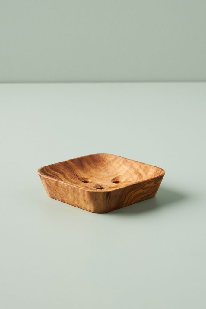Olive Wood Soap Dish Anthropologie