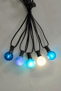 Slide View: 1: Stargazer Garden Lights, Set of 21 Bulbs, Midnight Blues