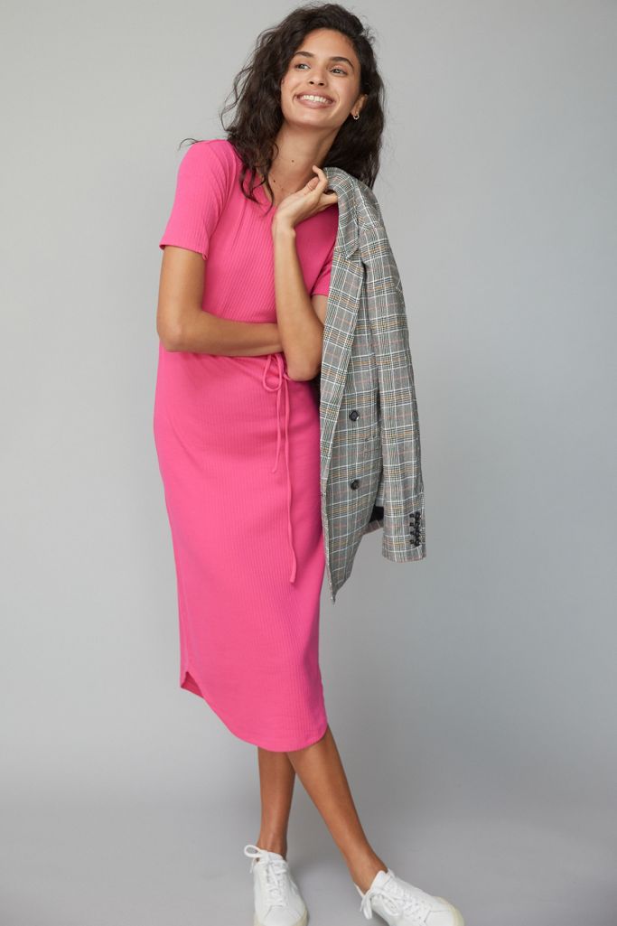 Addy Ribbed Midi Dress | Anthropologie