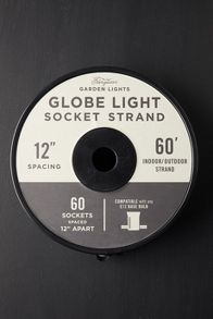 Slide View: 1: Stargazer Garden Lights Socket Strand, 60'