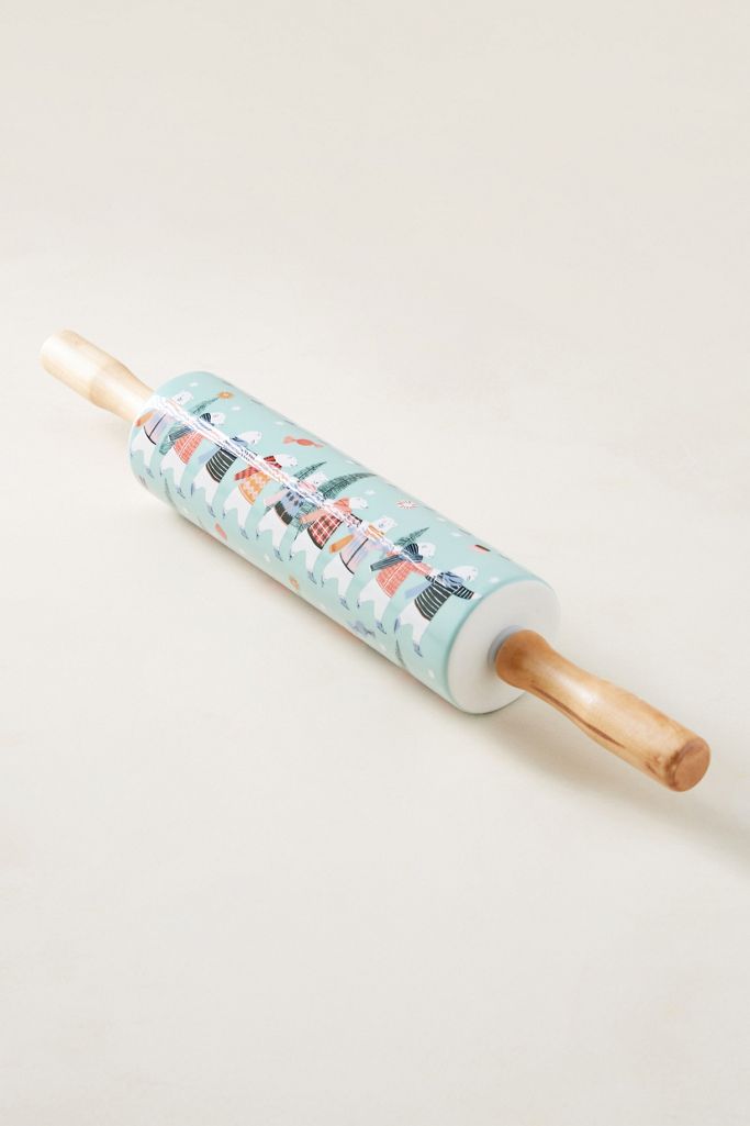 & Viv Very Merry Rolling Pin Anthropologie