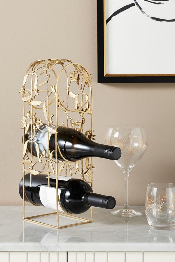 Astrea Foliage Wine Rack Anthropologie UK