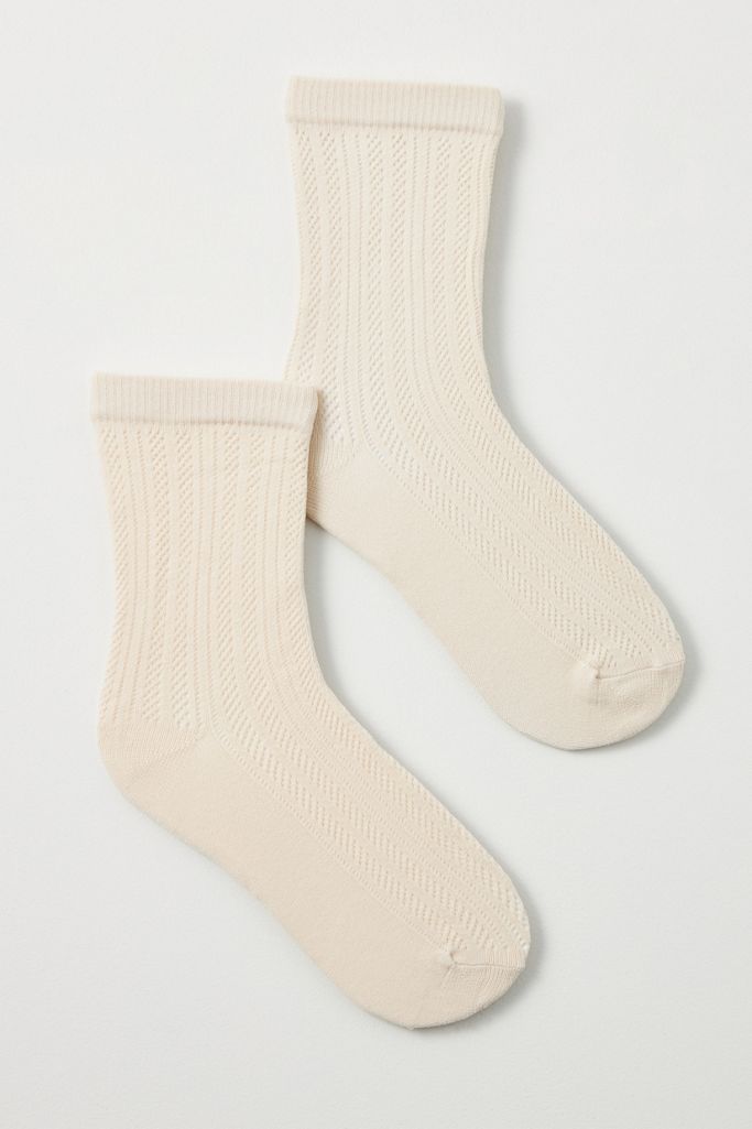 Klara Sheer Crew Socks Anthropologie