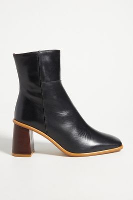 Alohas Square-Toe Heeled Ankle Boots | Anthropologie