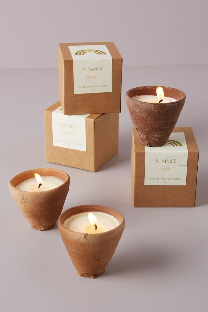 Catherine Rising summer terracotta candle