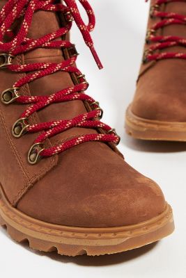 sorel red lace boots