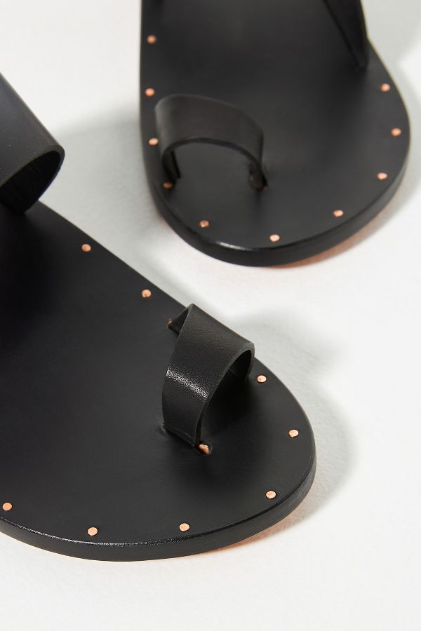 Slide View: 3: beek Finch Toe-Loop Sandals