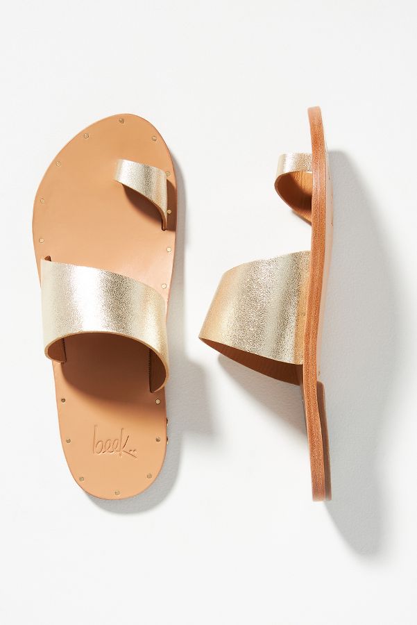 Slide View: 1: beek Finch Toe-Loop Sandals