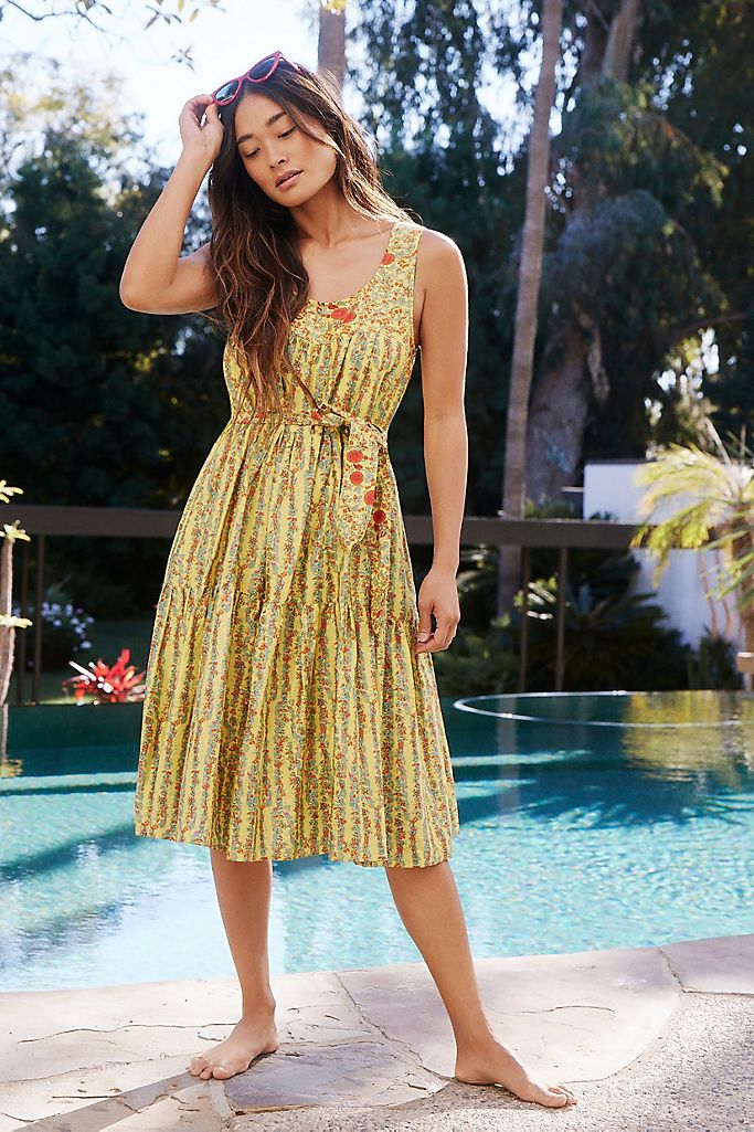 Roller Rabbit Coley Cover-Up Midi Dress | Anthropologie