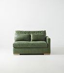 Sunday Modular Leather One-Arm Loveseat #1