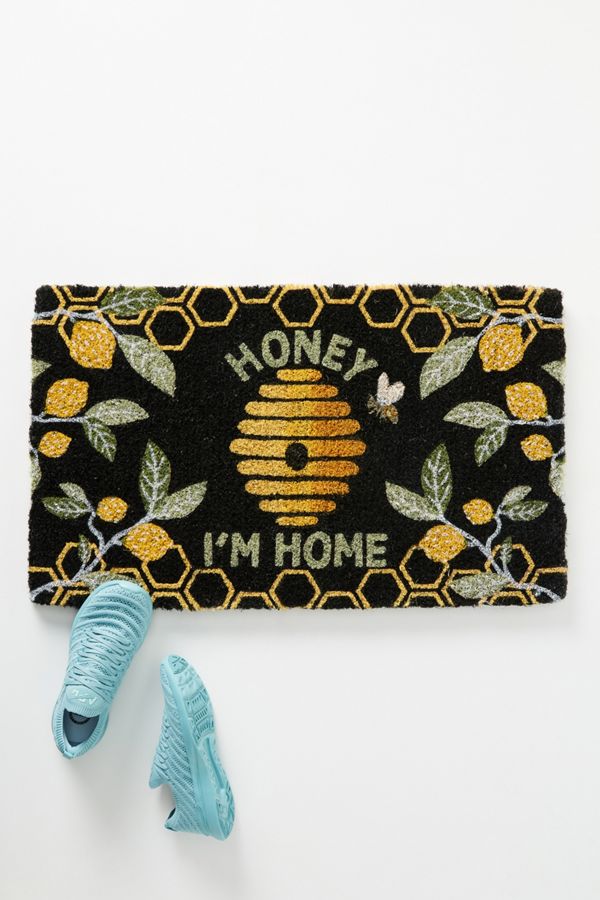 Honey I M Home Doormat Anthropologie Uk