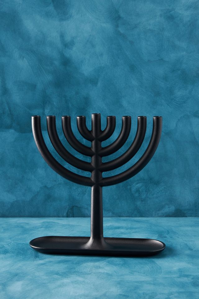 Cast Iron Menorah | Anthropologie