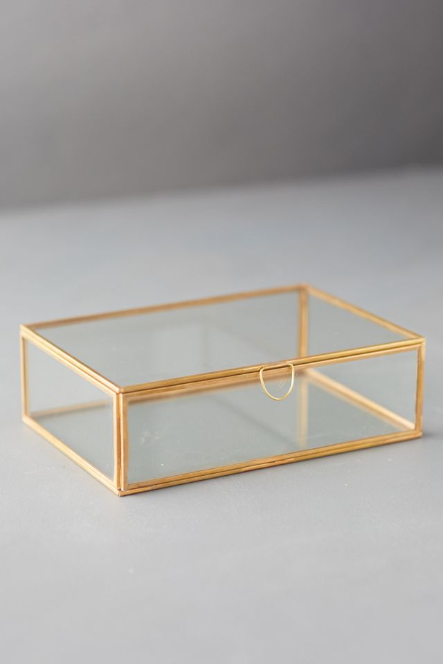 Brass Curio Display Box Anthropologie