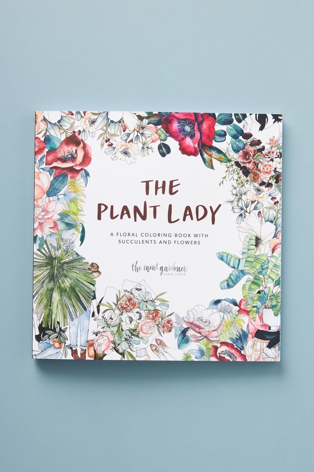 The Plant Lady Coloring Book Anthropologie