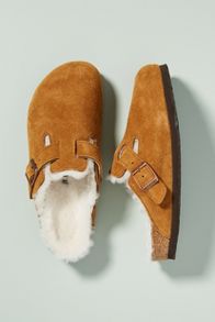 Slide View: 1: Birkenstock Boston Shearling Clogs