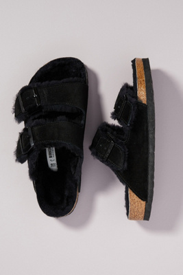 shearling lined birkenstocks