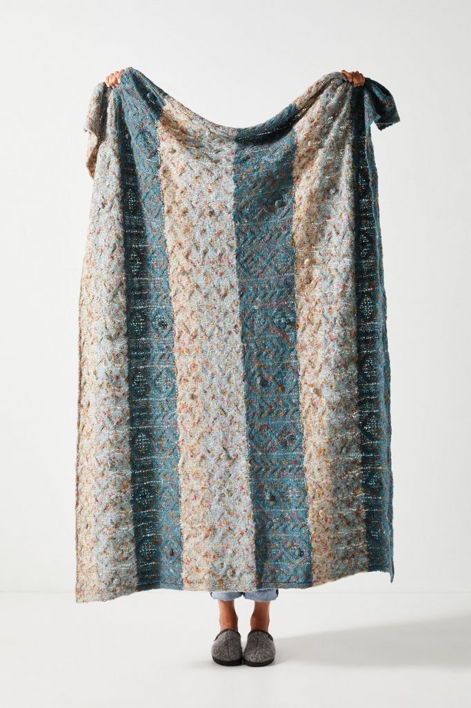 Perri Knit Throw Blanket Anthropologie