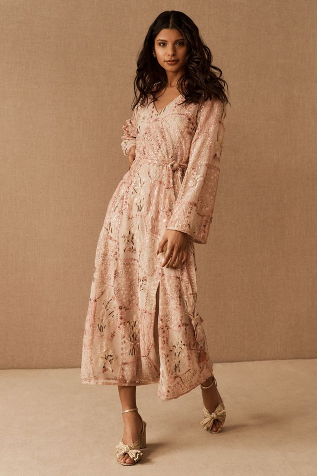 Anna Sui Kenai Midi Dress Anthropologie