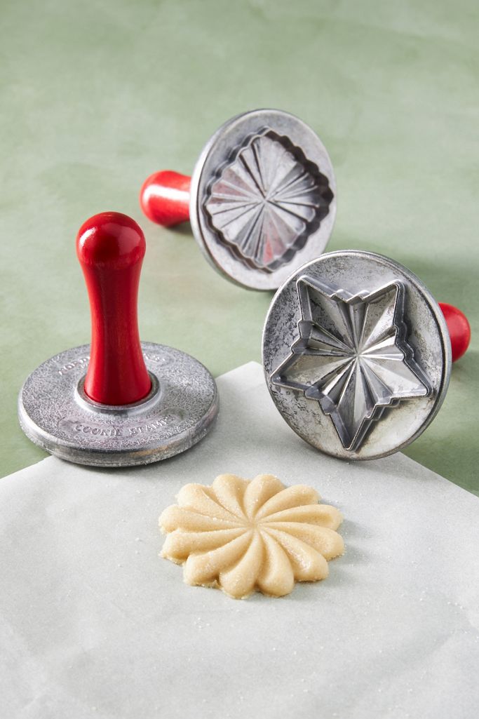 Pretty Pleated Cookie Stamps, Set of 3 Anthropologie
