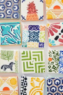 anthropologie coaster set