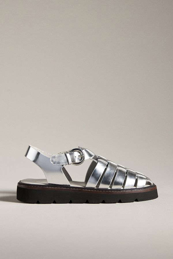 Slide View: 2: By Anthropologie Fisherman Sandals