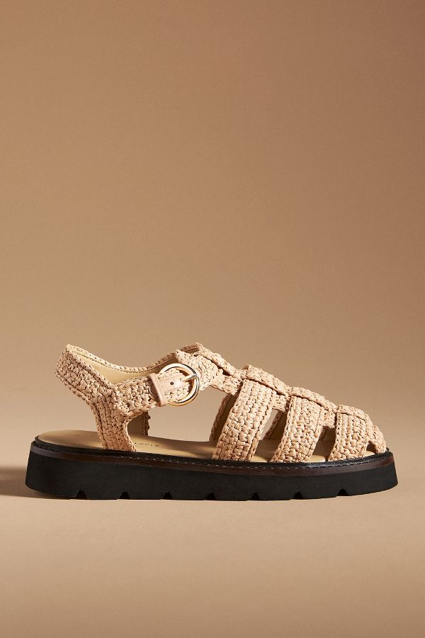 Slide View: 1: By Anthropologie Fisherman Sandals